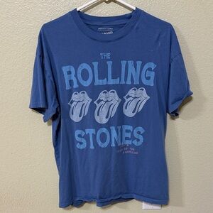 American Eagle Outfitters Blue Graphic Tee